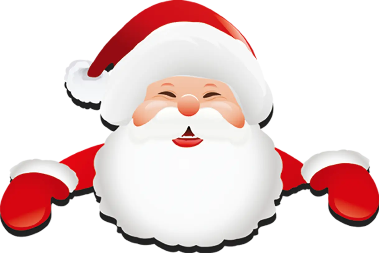 Cartoon Santa Claus Illustration for Christmas