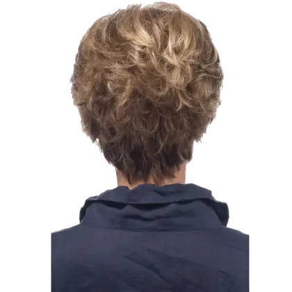 Short Layered Brown Hairstyle Back View
