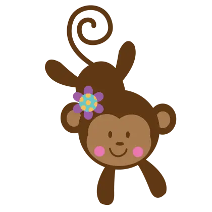 Cute Cartoon Monkey