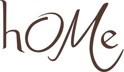 Stylized Home Text Design