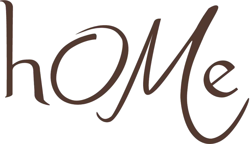 Stylized Home Text Design