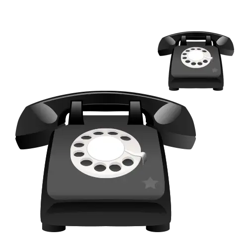 Retro Rotary Telephone Design