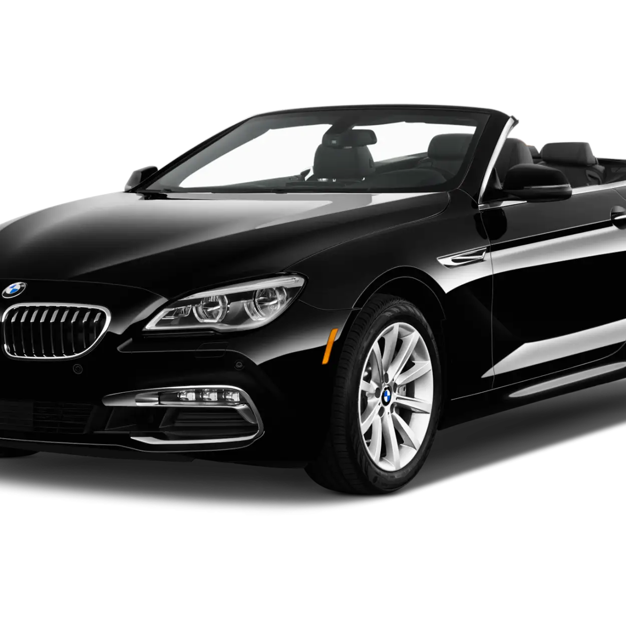 Luxury Black Convertible Car for Open-Top Drives
