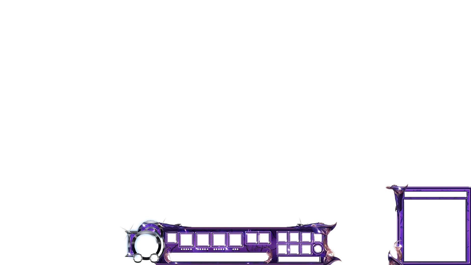 Purple Overlay Frame for Streaming