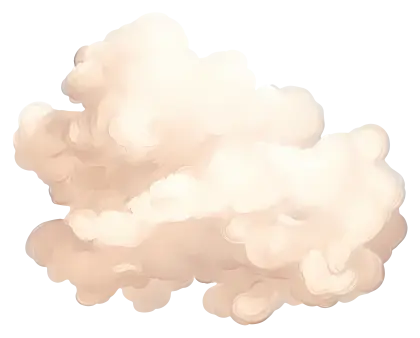 Soft Fluffy Cloud Illustration