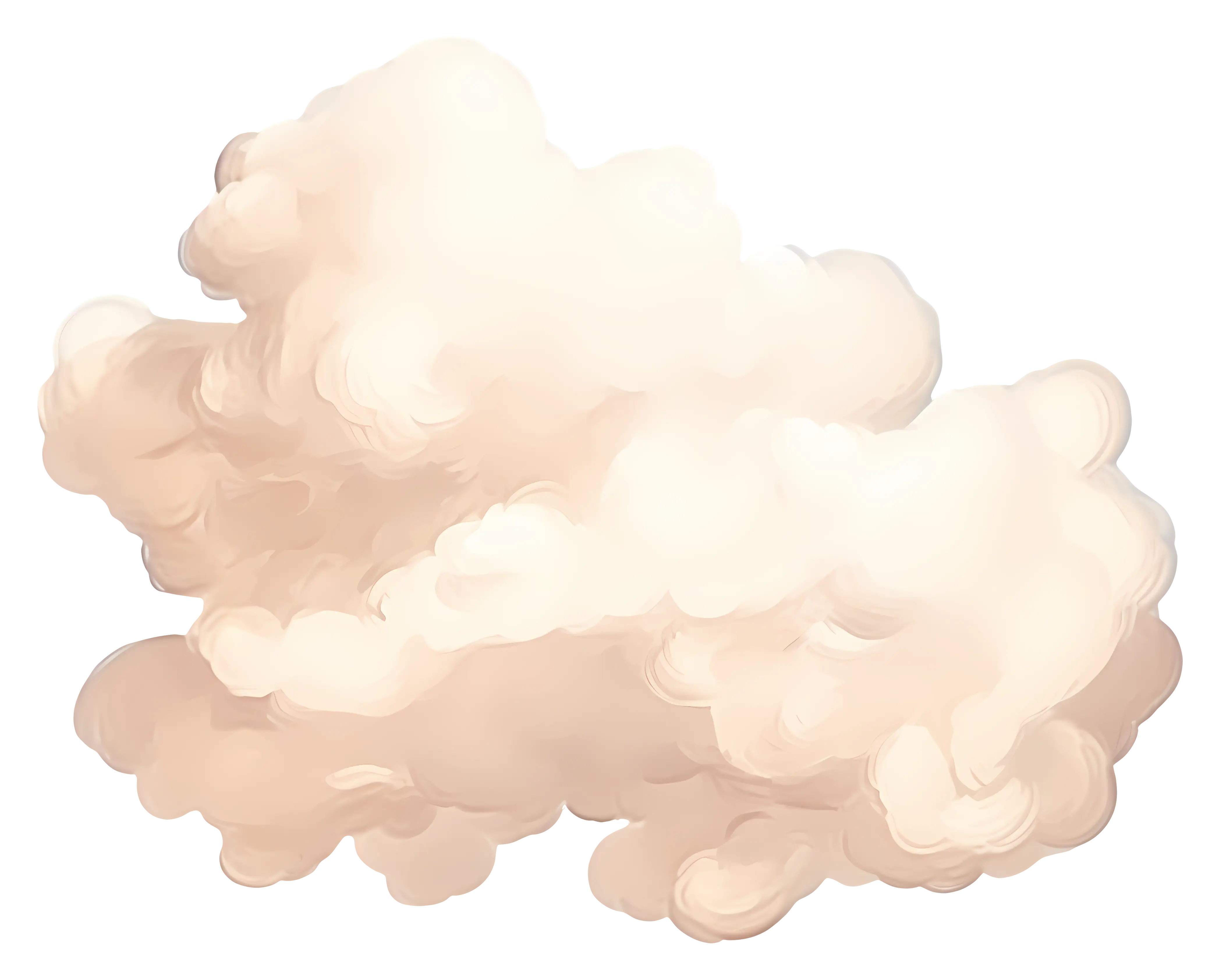 Soft Fluffy Cloud Illustration