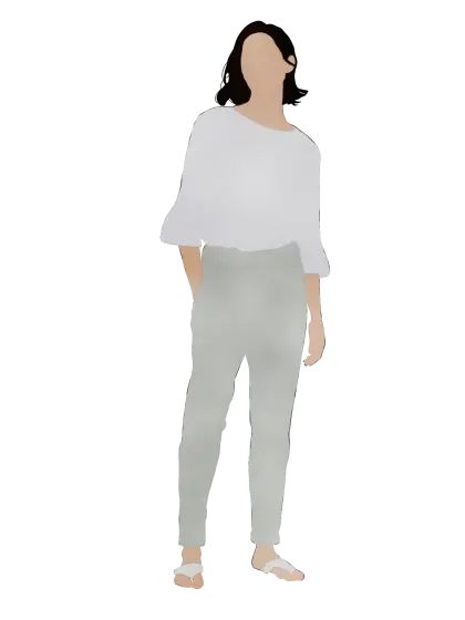 Casual Woman Standing