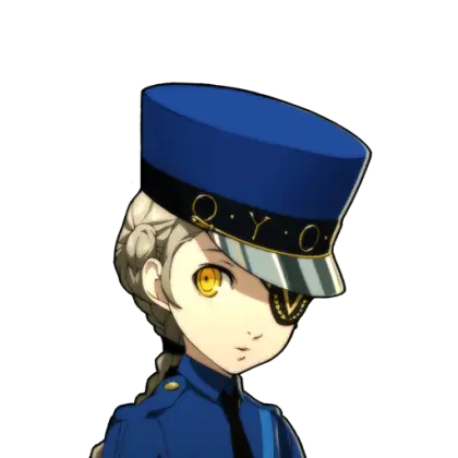 Anime Character in Blue Uniform