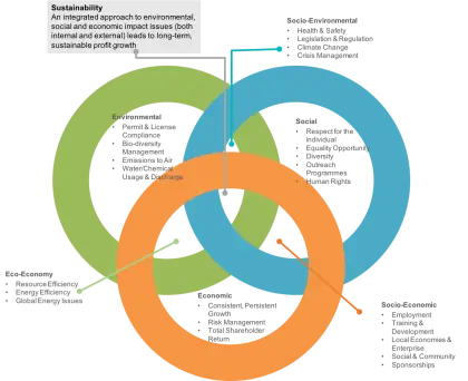 Sustainability Diagram with Three Intersecting Circles