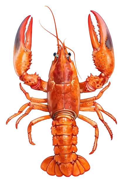 Detailed Lobster Illustration
