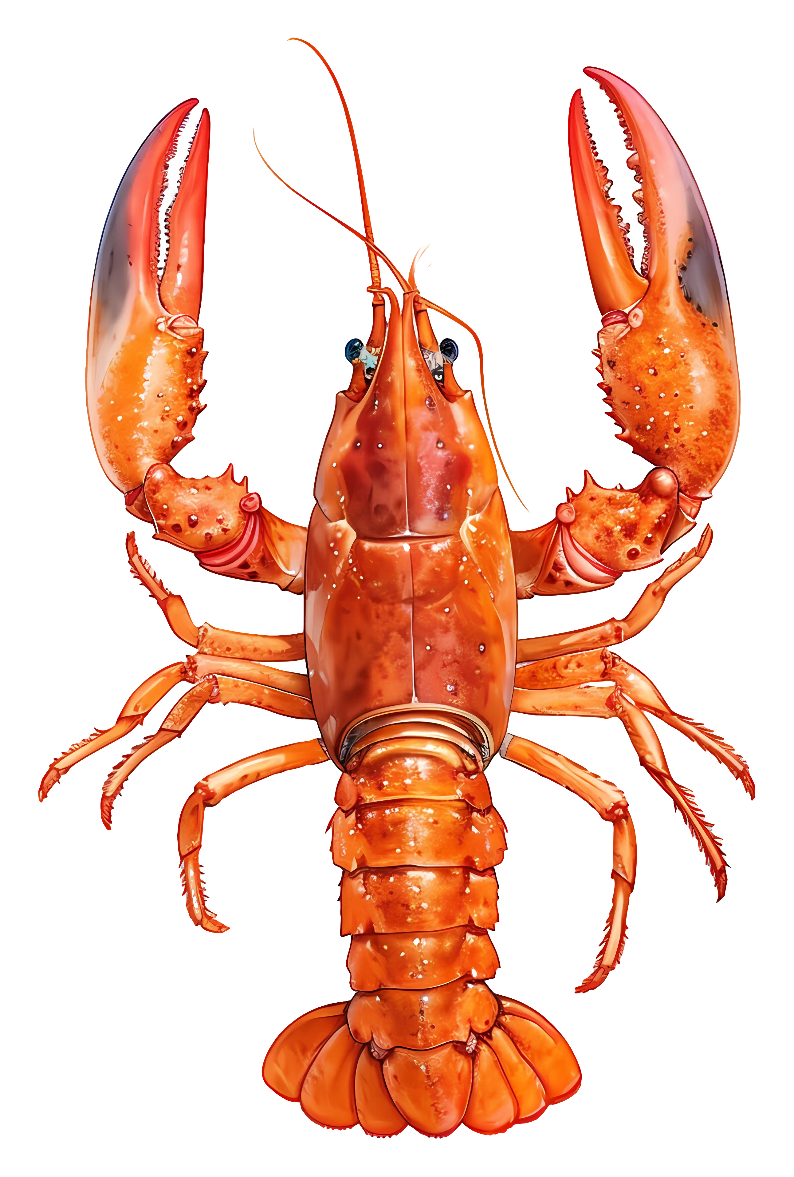Detailed Lobster Illustration