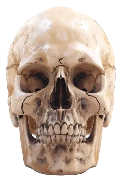 Human Skull Illustration