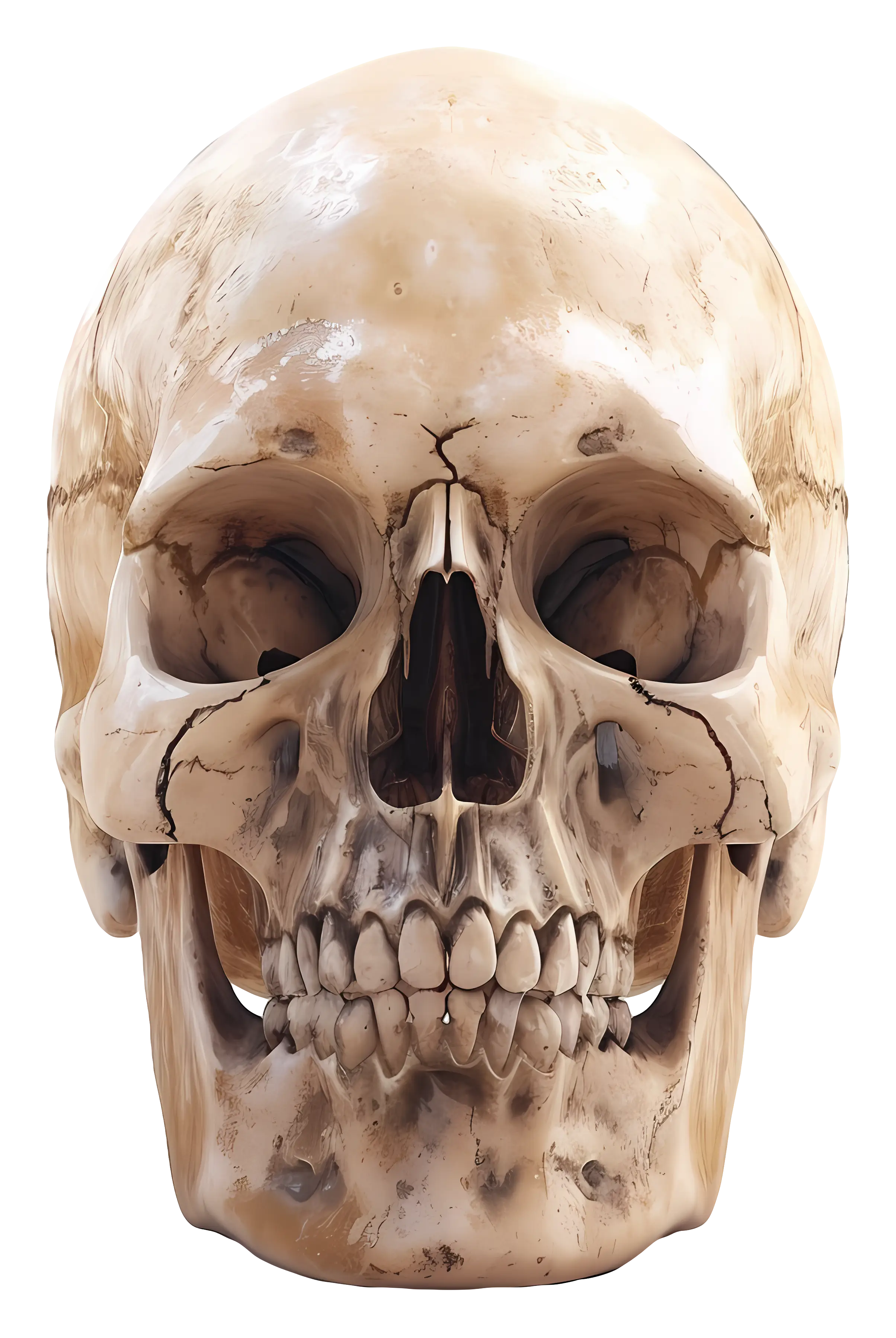 Human Skull Illustration