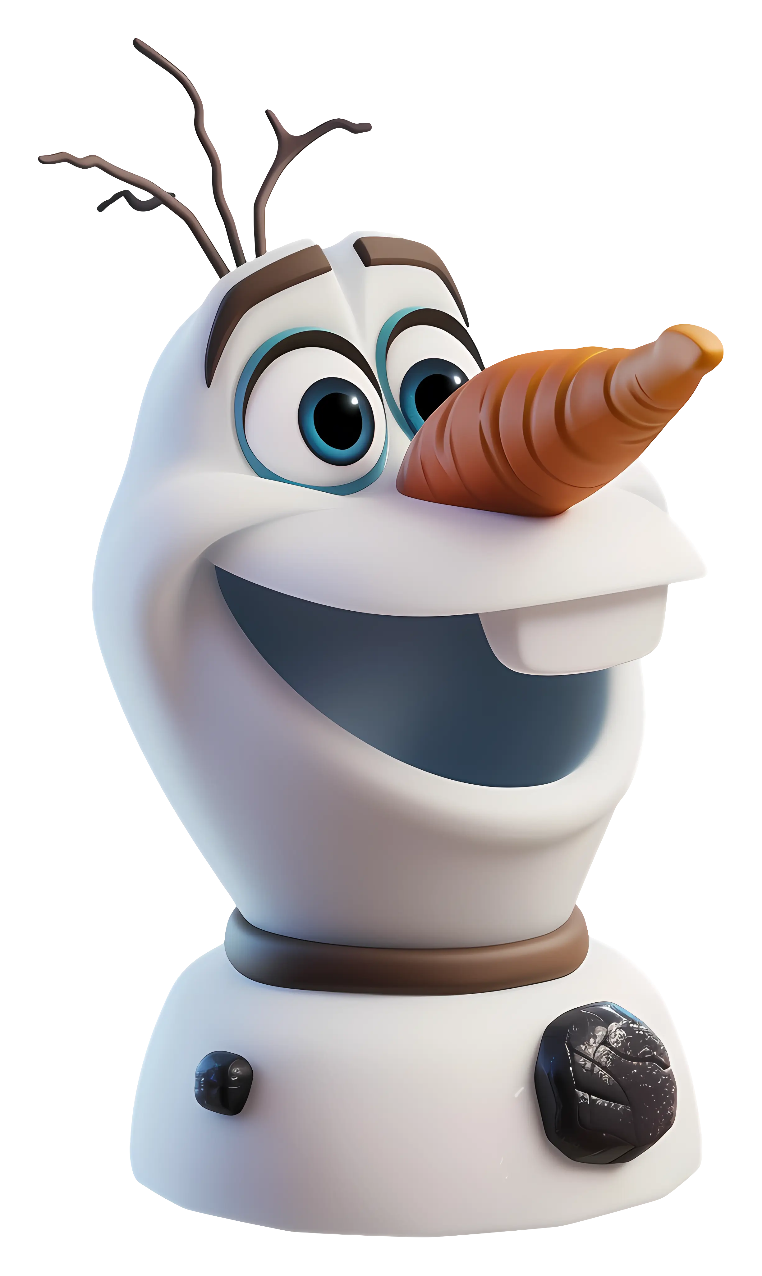 Animated Snowman with a Carrot Nose