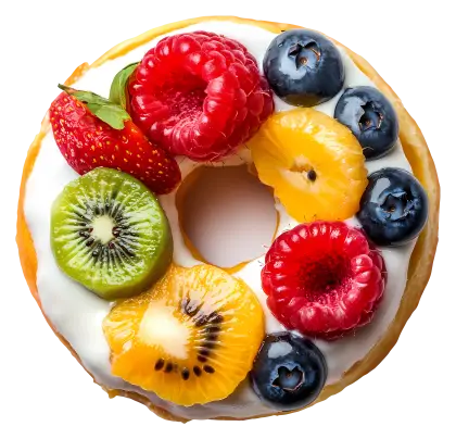 Fruit Topped Donut
