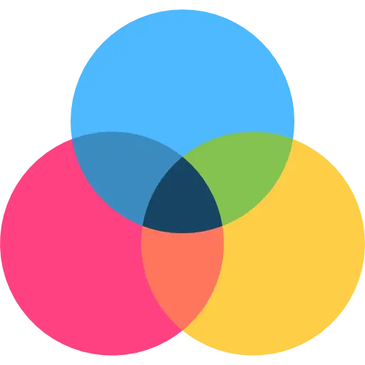 Colorful Venn Diagram Illustration