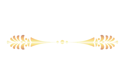 Golden Decorative Divider