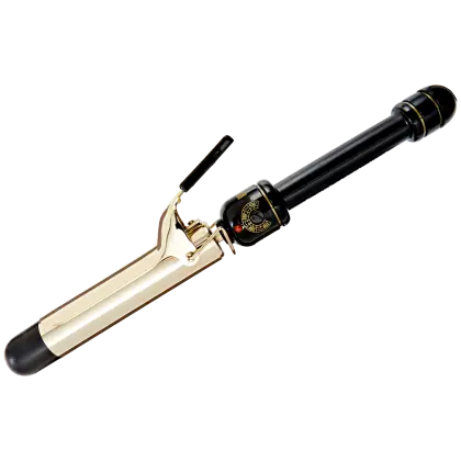 Gold and Black Curling Iron
