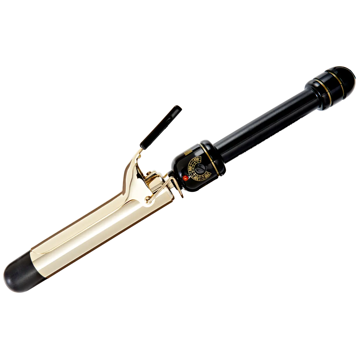 Gold and Black Curling Iron
