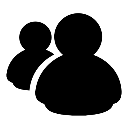 Two-Person Icon Illustration