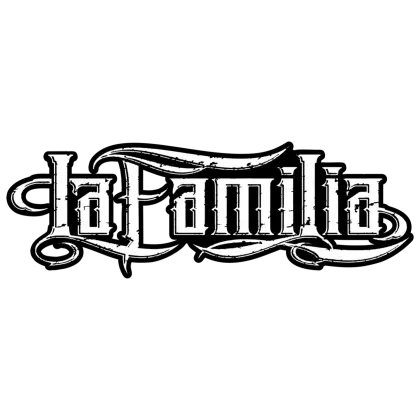 La Familia Text Logo