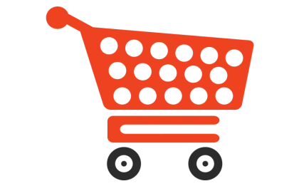 Red Shopping Cart Icon