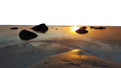 Sunset at Rocky Beach