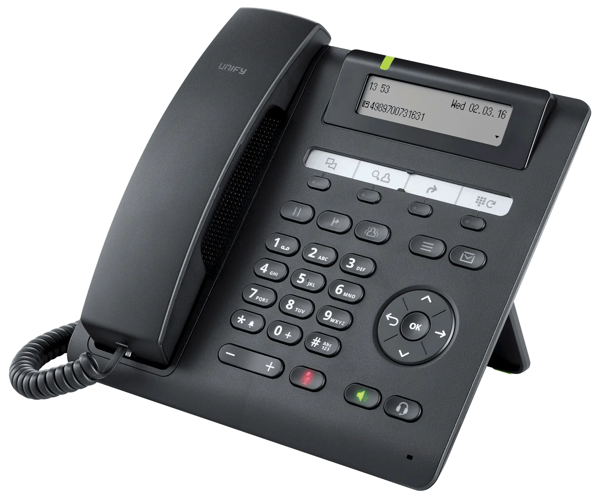Compact Office Phone with Numeric Pad