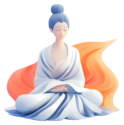 Serene Meditation Illustration