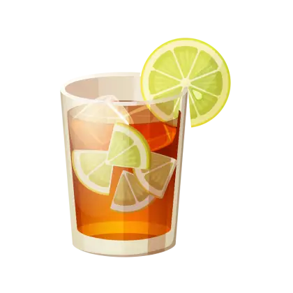 Refreshing Iced Tea with Lime