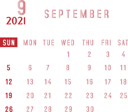 September 2021 Calendar
