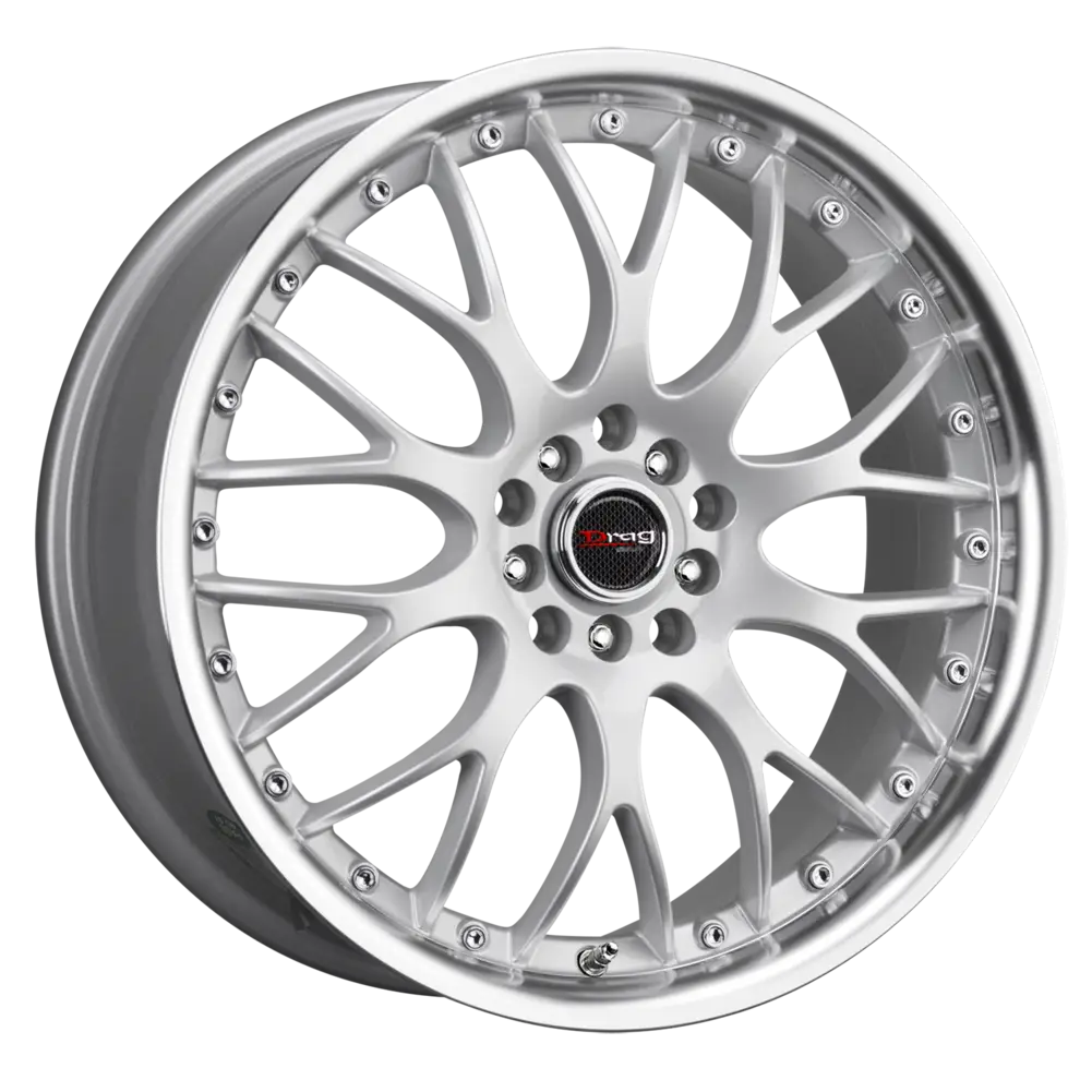 Stylish Car Rim with Metallic Finish