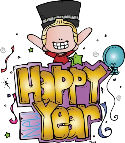 Happy New Year Cartoon