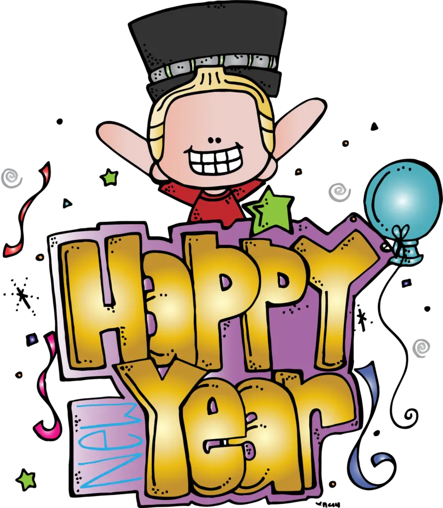 Happy New Year Cartoon