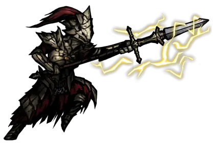 Armored Knight with Electrified Sword