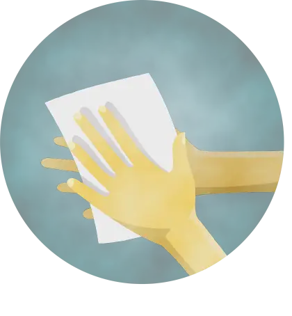 Hand Holding a Piece of Paper