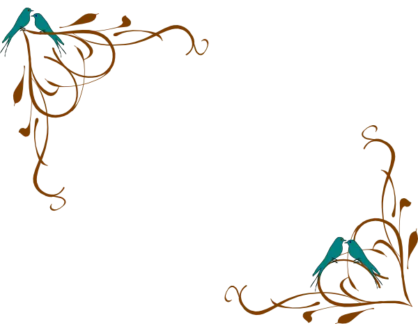 Decorative Frame with Birds and Floral Design