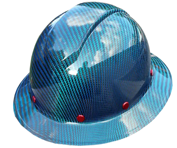 Blue Hard Hat Industrial Safety Gear