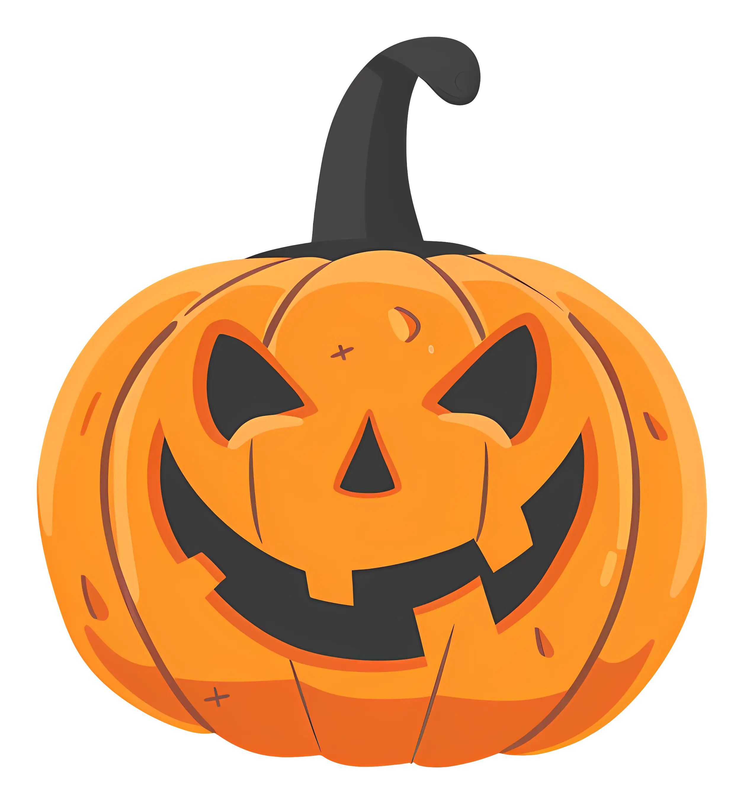 Spooky Halloween Jack-o'-Lantern