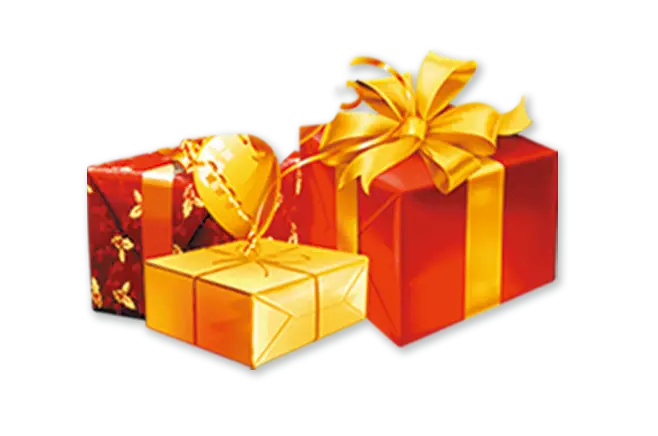 Wrapped Gift Boxes with Decorative Ribbons