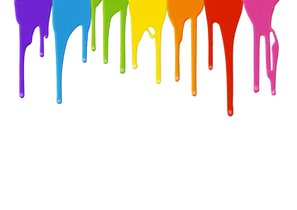 Colorful Paint Drips