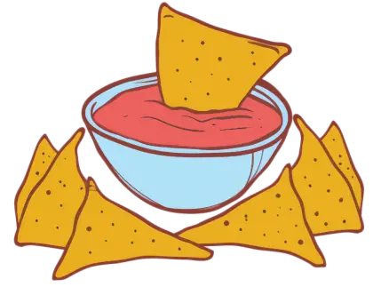 Nachos and Dip Snack
