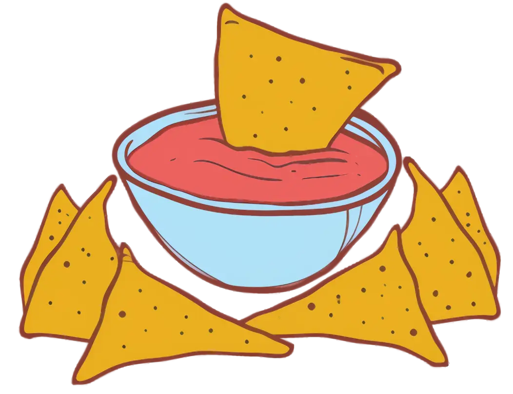 Nachos and Dip Snack
