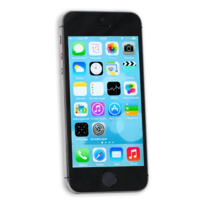 Smartphone Display with Colorful Icons