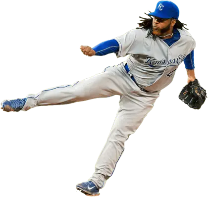 Baseball Player in Action Pose