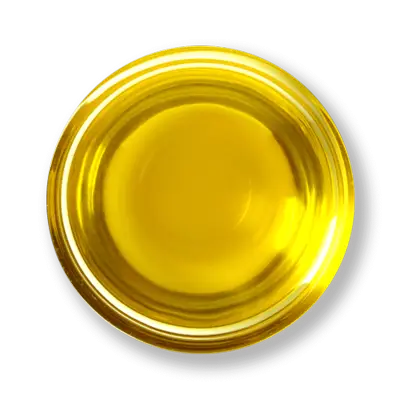 Transparent Bowl of Yellow Oil