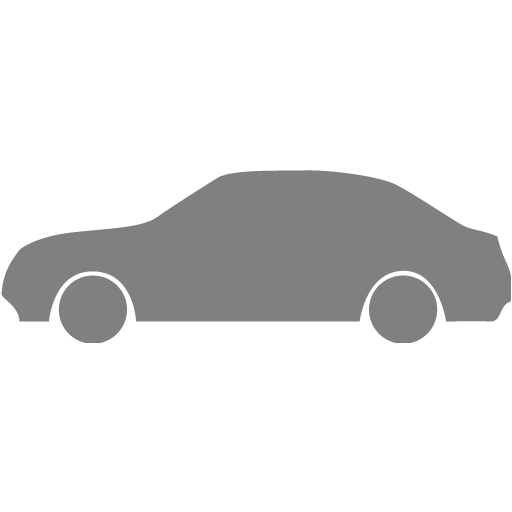 Minimalist Gray Car Silhouette Design