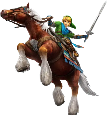 Link on Horse with Sword