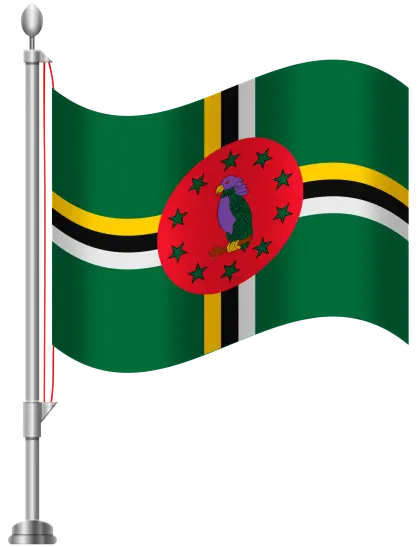 Dominica National Flag Illustration
