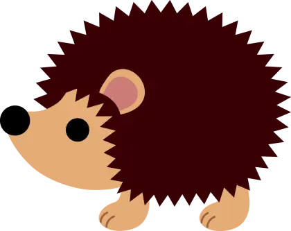 Cute Cartoon Hedgehog